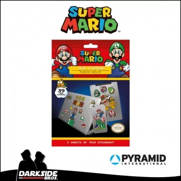 Super Mario - Stickers Pack 39 unidades