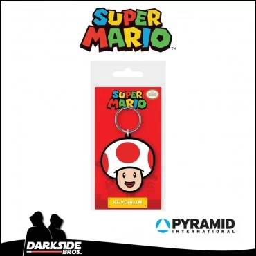 Super Mario - Honguito - Llavero de Goma