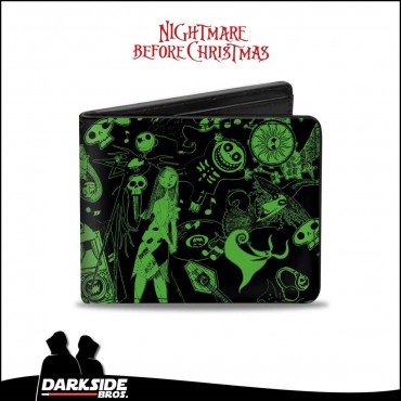 The Nightmare Before Christmas - Collage - Billetera Caballero - Darkside Bros Uruguay