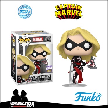 Captain Marvel - With Axe - Pop! Exclusivo