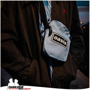 Oasis - Logo - Bandolera Blue Moon - Rocksax