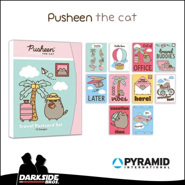 Pusheen - Travelling Postcard Set 10 unidades