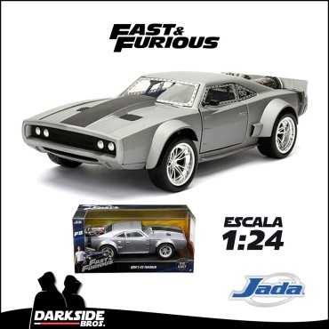 Fast & Furious - Doms Dodge Ice Charger 70s - Replica 1:24 - Darkside Bros Uruguay