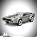 Fast & Furious - Doms Dodge Ice Charger 70s - Replica 1:24 - Darkside Bros Uruguay