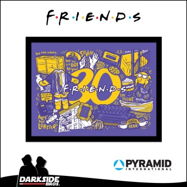 Friends - 30 Years - Cuadro 40x30