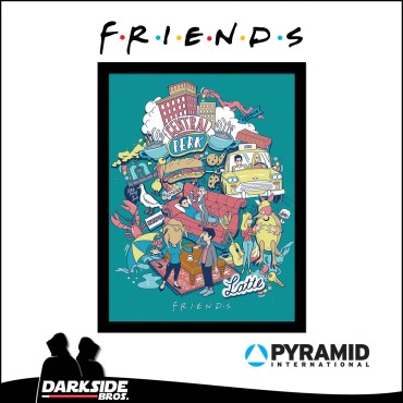 Friends - 30 Years Animated Montage - Cuadro 40x30