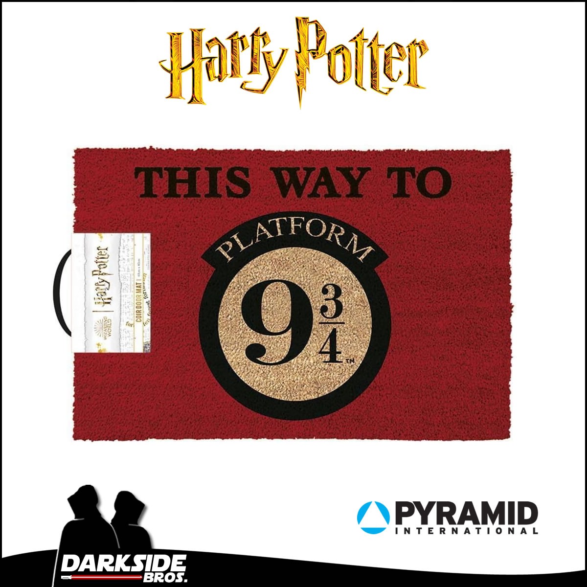 PYRAMID Plattform 9 Umgedrehtes Glas – 3/4, 150 Ml, Baumwolle, Harry Potter Inspiriert
