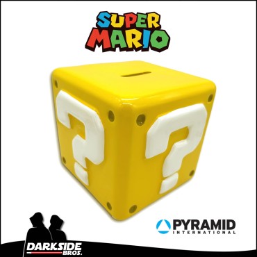 Super Mario - Question Block - Alcancia Cerámica