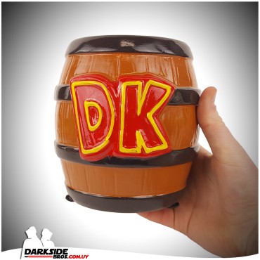 Donkey Kong - Barril - Alcancia Cerámica