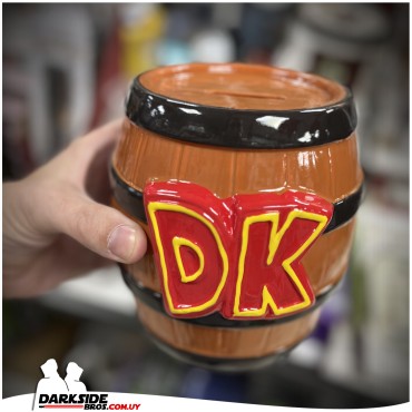 Donkey Kong - Barril - Alcancia Cerámica