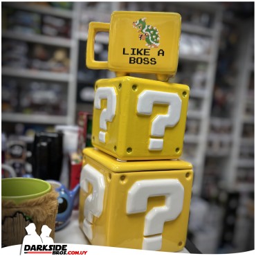 Super Mario - Question Block - Alcancia Cerámica