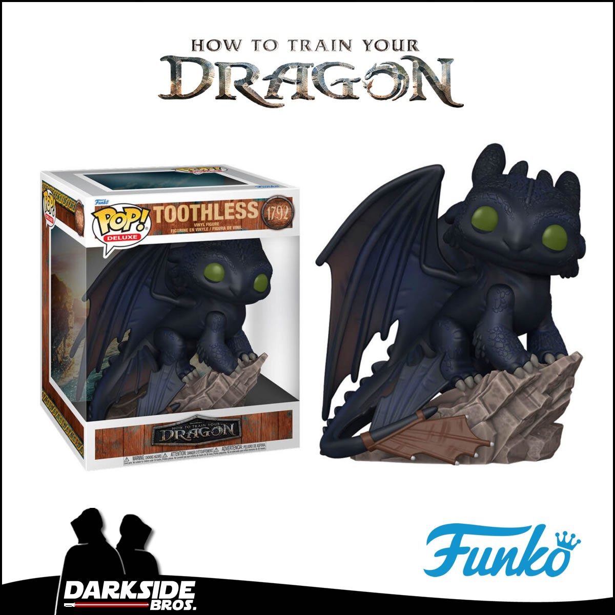 Beast Kingdom - How to Train your Dragon 1 - Mastercraft Standing Toothless - Krokmou Figurine