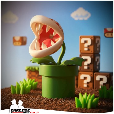 Mario Bros - Mario Piranha Icon - Lampara