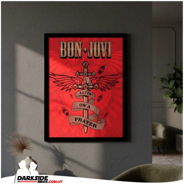Bon Jovi - Livin On A Prayer - Cuadro 40x30