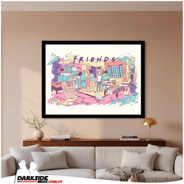 Friends - 30 Years Watercolour - Cuadro 40x30