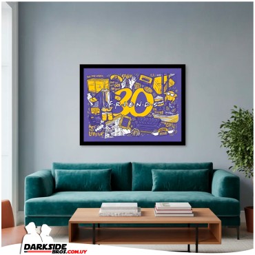 Friends - 30 Years - Cuadro 40x30