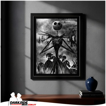 Nightmare Before Christmas - Jack Storm - Cuadro 40x30