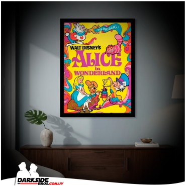 Alice in Wonderland - 1974 Poster - Cuadro 40x30