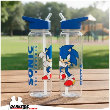 Sonic - Botella Plastico Gym