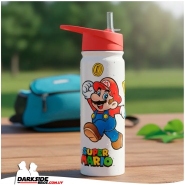 Mario Bros - Jump - Botella Plastico Gym
