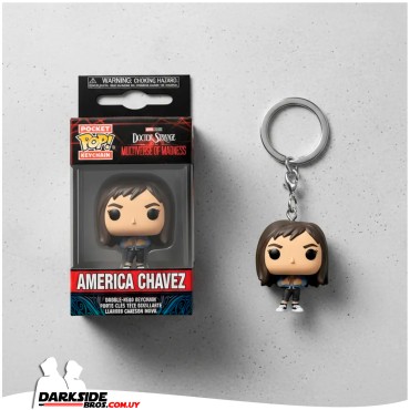 Doctor Strange in the Multiverse - America Chavez - Llavero Pop!