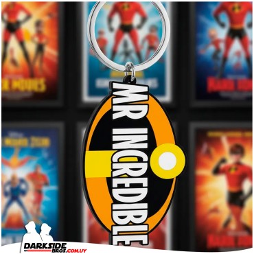 Los Increibles 2 - Mr. Increible - Llavero de Goma - Darkside Bros Uruguay