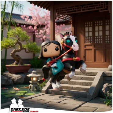 Mulan - Mulan riding Khan - Pop! Rides