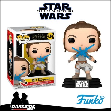 Star Wars - Rey With 2 Sabers - Pop!