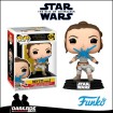 Star Wars - Rey With 2 Sabers - Pop! - Darkside Bros Uruguay