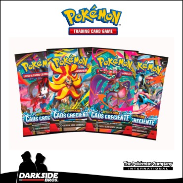 Pokemon TCG - Caos Creciente - Cartas 1 Sobre - ESP - Darkside Bros Uruguay